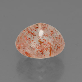 Pedra do sol laranja natural 1,53ct, transparente, transparente/translúcido