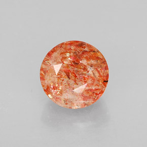 Pedra do sol laranja natural 1,98ct, transparente, transparente/translúcido