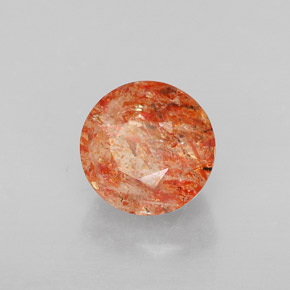 Pedra do sol laranja natural 1,98ct, transparente, transparente/translúcido