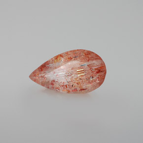 Pedra do sol laranja natural 2,84ct, transparente, transparente/translúcido