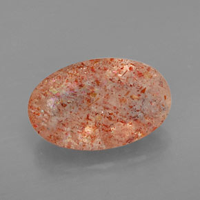 Pedra do sol laranja natural 4,06ct, transparente, transparente/translúcido