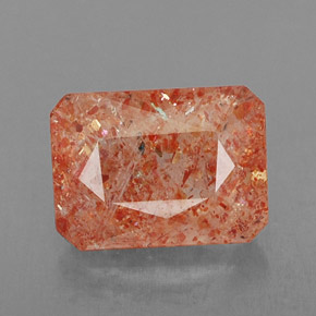 Pedra do sol laranja natural 1,77ct, transparente, transparente/translúcido