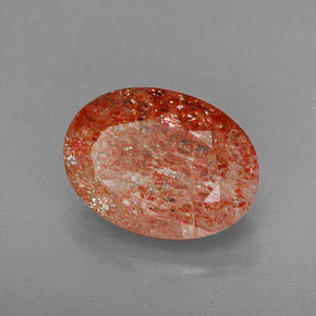 Pedra do sol laranja natural 4,49ct, transparente, transparente/translúcido
