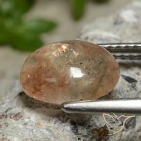 Pedra do Sol Laranja Médio Natural 2.40ct, oval, Transparente