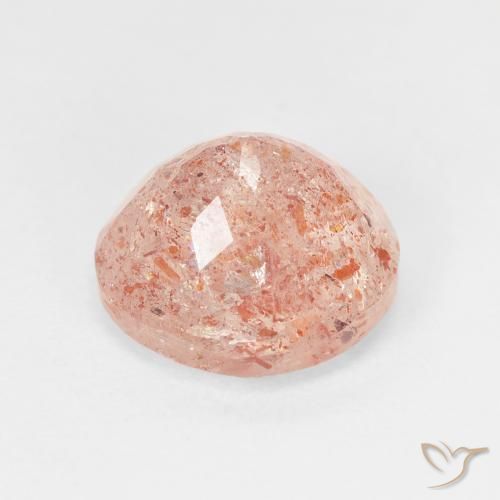 Pedra do Sol Light Grapefruit Pink Natural 3.45ct, Redondo, Transparente