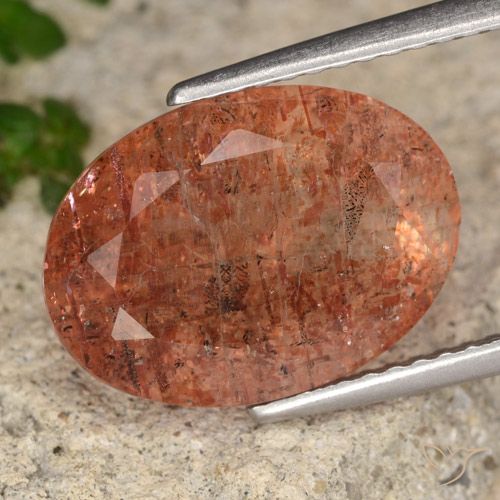 6.46ct Natural Toranja Laranja Pedra do Sol, oval, Translúcido