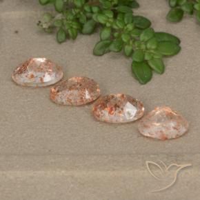 Pedras preciosas de Pedra do Sol Laranja claro natural de 1.94 ct, oval, Translúcido