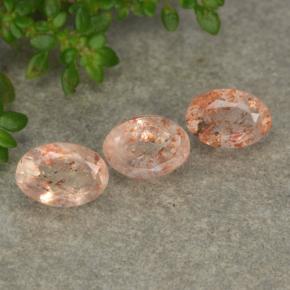 Pedras preciosas de Pedra do Sol Laranja Tigre Claro natural de 1.74 ct, Corte Oval, Translúcido