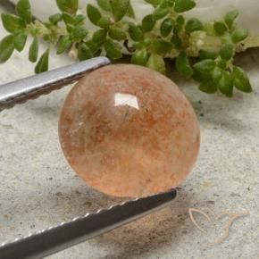 Pedra do Sol Laranja Médio Natural 1.98ct, Redondo, Translúcido