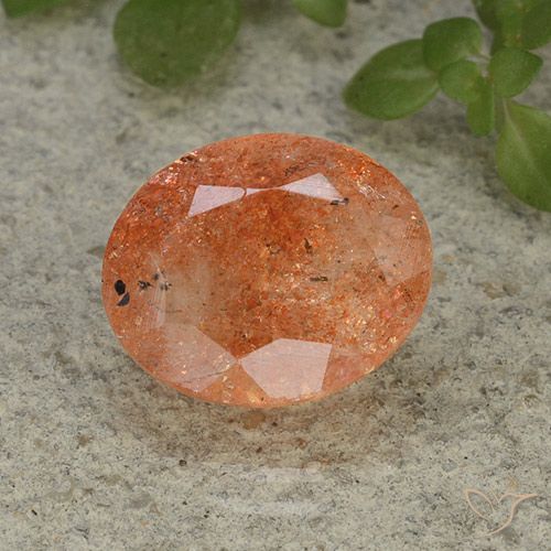 4.42ct Natural Laranja Médio Pedra do Sol, oval, Translúcido