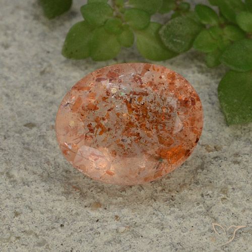 4.14ct Natural Toranja Laranja Pedra do Sol, oval, Translúcido