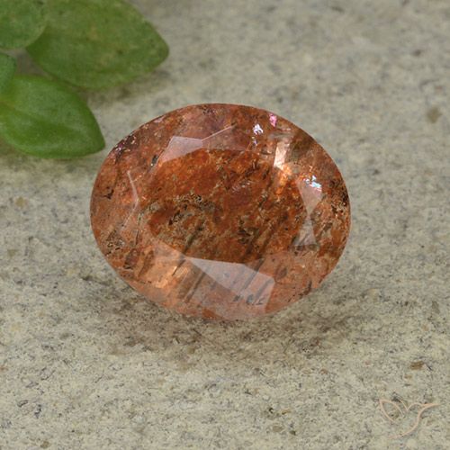 4.33ct Natural Laranja Médio Pedra do Sol, oval, Translúcido