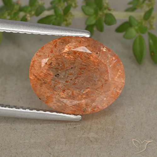 4.72ct Natural Laranja Médio Pedra do Sol, oval, Translúcido
