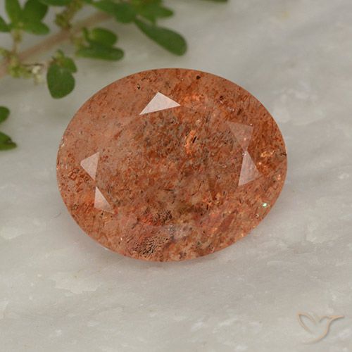 4.20ct Natural Toranja Laranja Pedra do Sol, oval, Translúcido