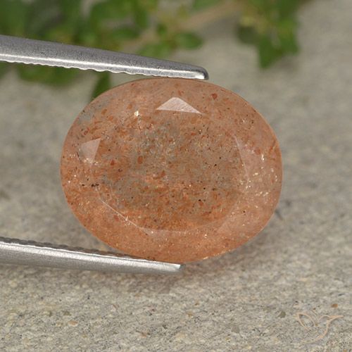 4.64ct Natural Laranja Tigre Claro Pedra do Sol, oval, Translúcido, Photo A