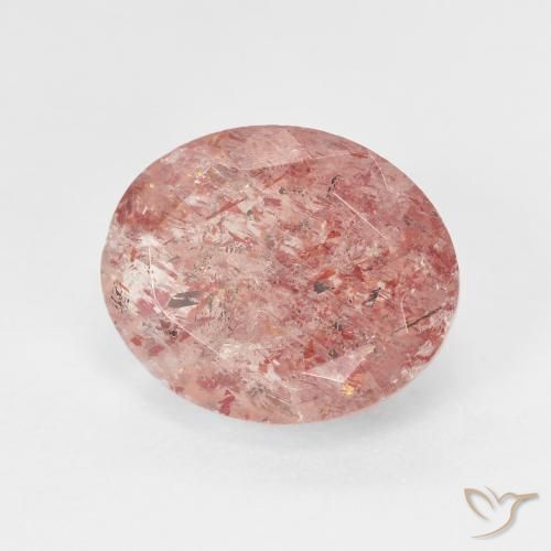 Pedra do Sol rosa rosa Natural 5.01ct, oval, Translúcido
