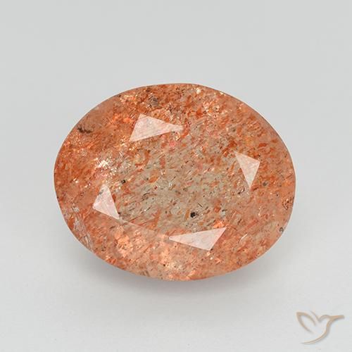 3.34ct Natural gengibre laranja Pedra do Sol, oval, Transparente