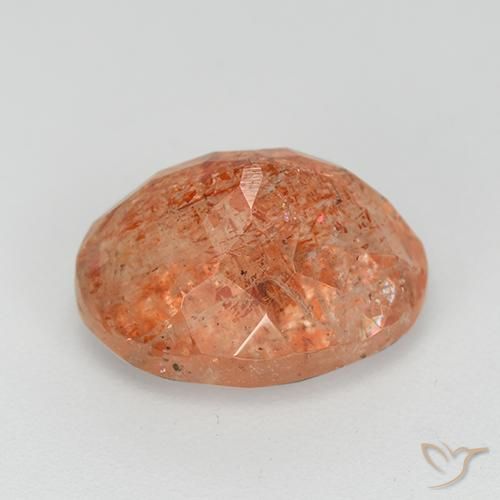 Pedra do Sol Laranja Médio Natural 3.84ct, oval, Transparente
