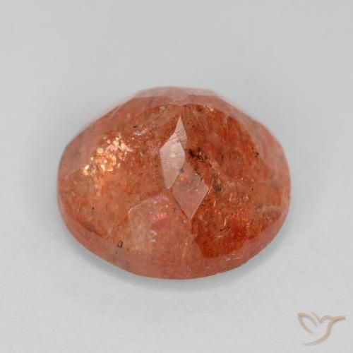 Pedra do Sol Toranja Laranja Natural 4.86ct, Redondo, Translúcido
