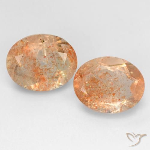 5.38ctw Natural Laranja Pêssego Claro Pedra do Sol, oval, Transparente