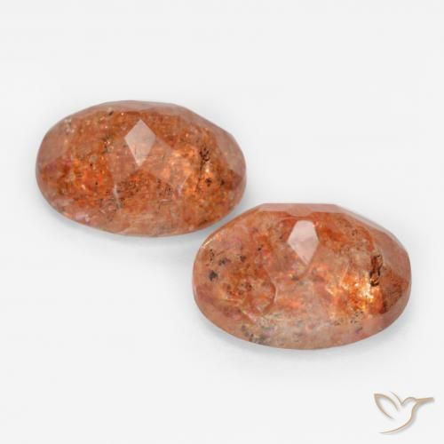 Pedras preciosas de Pedra do Sol Toranja Laranja natural de 4.99 ct, oval, Translúcido