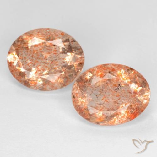 4.22ctw Natural Laranja claro Pedra do Sol, oval, Transparente