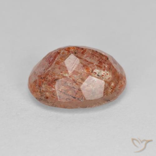Pedra do Sol laranja quente Natural 3.40ct, oval, Translúcido