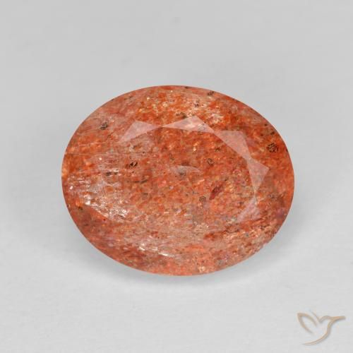 3.59ct Natural Toranja Laranja Pedra do Sol, oval, Transparente