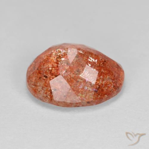 Pedra do Sol Toranja Laranja Natural 3.59ct, oval, Transparente