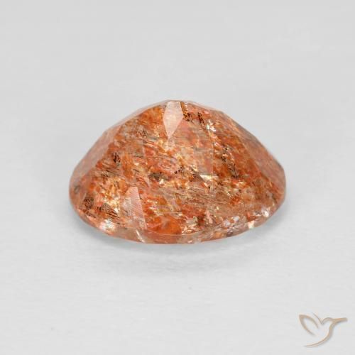 Pedra do Sol Laranja Médio Natural 2.62ct, oval, Transparente