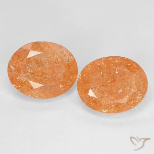 5.50ctw Natural Laranja Profundo Pedra do Sol, oval, Transparente