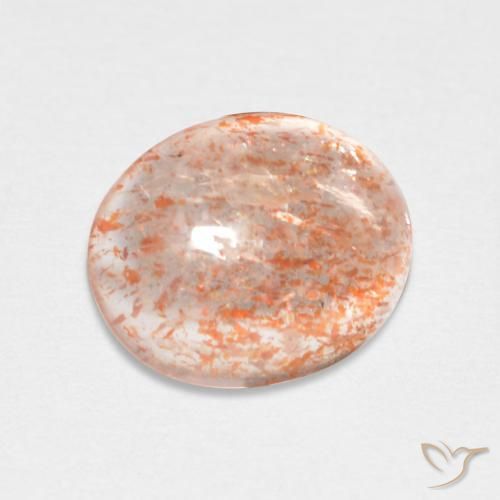 Pedra do Sol Laranja Tigre Claro Natural 1.68ct, oval, Translúcido