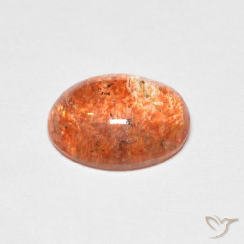 Pedra do Sol Laranja brilhante Natural 1.86ct, oval, Translúcido