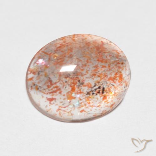2.39ct Natural Laranja claro Pedra do Sol, oval, Transparente