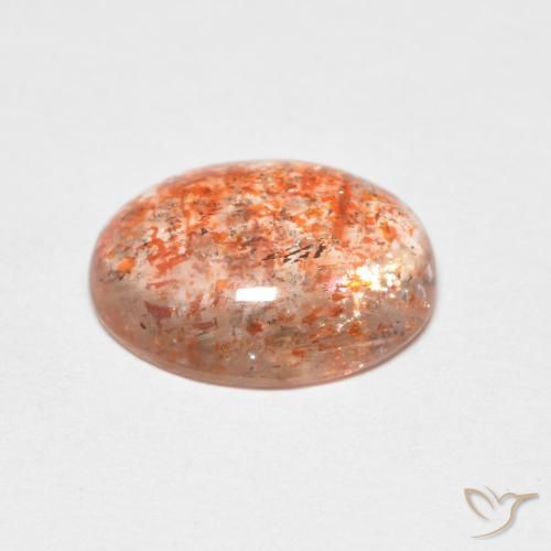 Pedra do Sol Laranja claro Natural 2.39ct, oval, Transparente