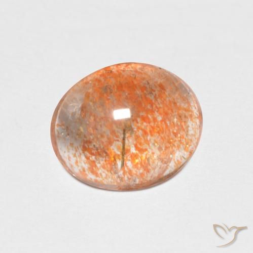 Pedra do Sol Laranja claro Natural 1.76ct, oval, Translúcido