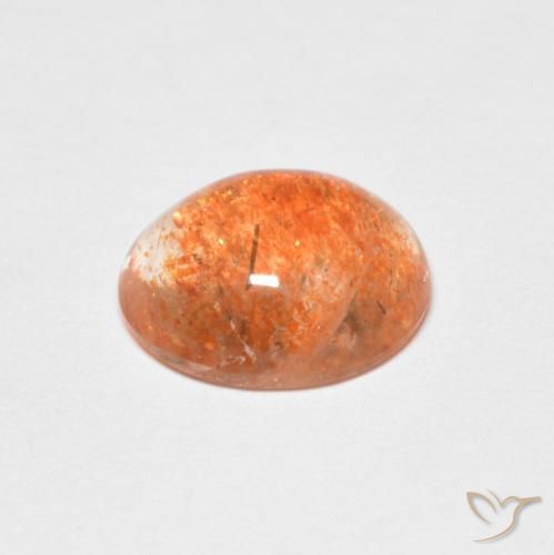 Pedra do Sol Laranja claro Natural 1.76ct, oval, Translúcido