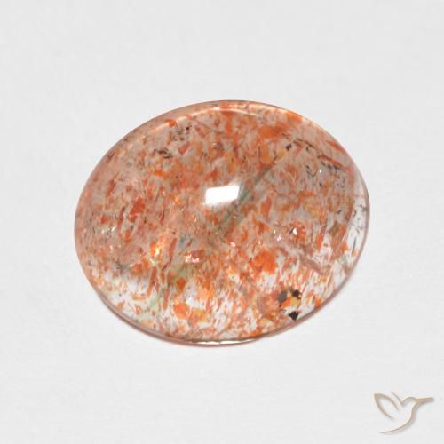 2.37ct Natural gengibre laranja Pedra do Sol, oval, Translúcido