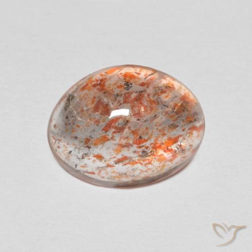 Pedra do Sol Laranja claro Natural 1.76ct, oval, Translúcido