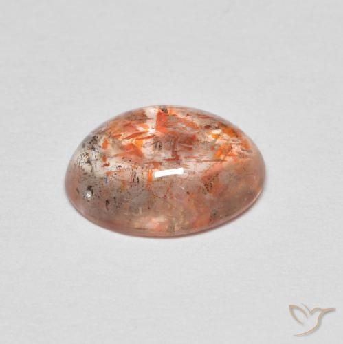Pedra do Sol Laranja claro Natural 1.76ct, oval, Translúcido