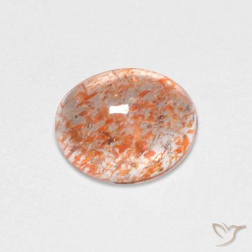 1.19ct Natural Laranja claro Pedra do Sol, oval, Translúcido