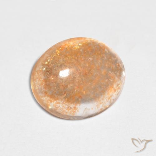 Pedra do Sol Medium Light-Orange Natural 2.01ct, oval, Translúcido