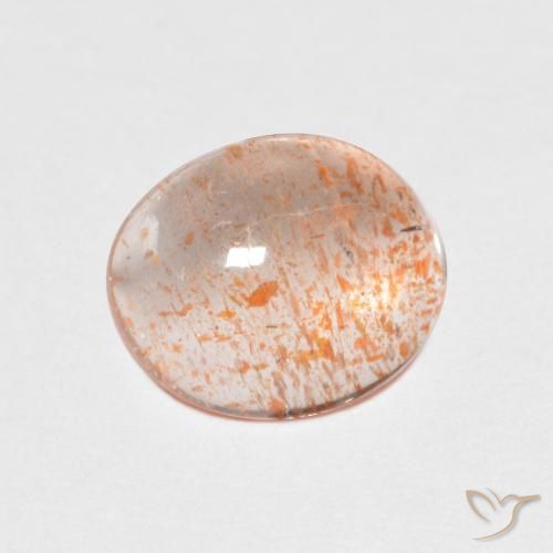 Pedra do Sol Laranja claro Natural 1.64ct, oval, Transparente