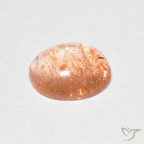 Pedra do Sol Laranja claro Natural 1.64ct, oval, Transparente