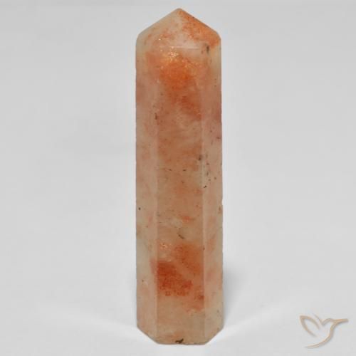 Pedra do Sol Mocha Laranja Natural 38.34ct, Chique, Opaco