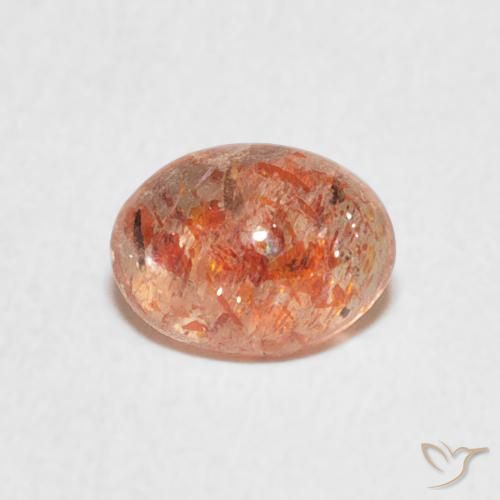 1.04ct Natural Laranja Médio Pedra do Sol, oval, Translúcido