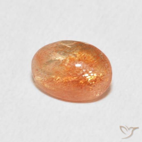Pedra do Sol Medium Light-Orange Natural 0.94ct, oval, Translúcido