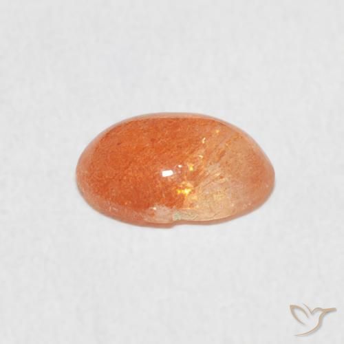Pedra do Sol Medium Light-Orange Natural 0.94ct, oval, Translúcido