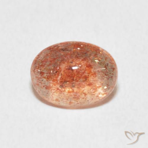 1.16ct Natural Laranja Médio Pedra do Sol, oval, Translúcido