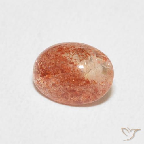 Pedra do Sol Laranja Médio Natural 1.04ct, oval, Translúcido